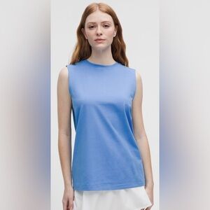 Lululemon All Yours Organic Cotton Tank Pool Party M